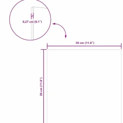 vidaXL Decorpanelen 50 st Oudhout 30 x 30 x 0,27 cm Bewerkt hout