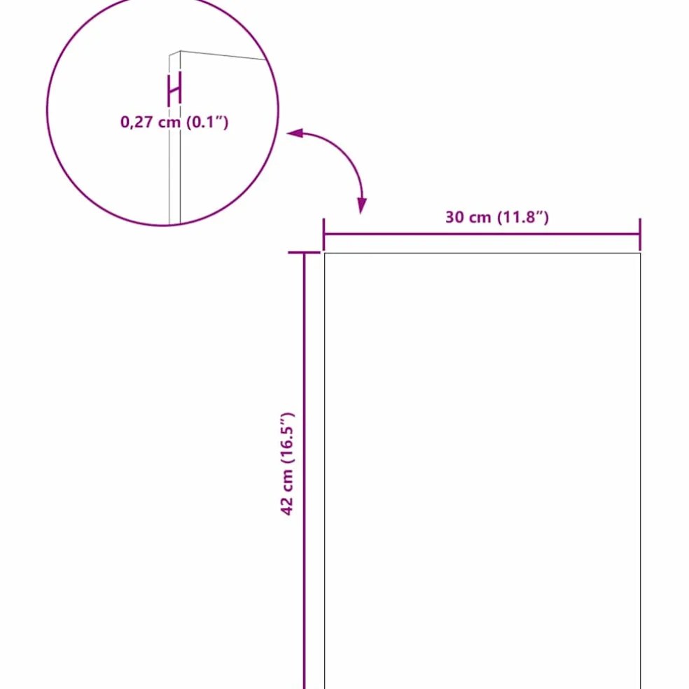 vidaXL Decorpanelen 12 st Wit 30 x 42 x 0,27 cm Bewerkt hout