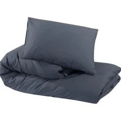 vidaXL Dekbedovertrekset lichtgewicht 140x200 cm microvezel antraciet