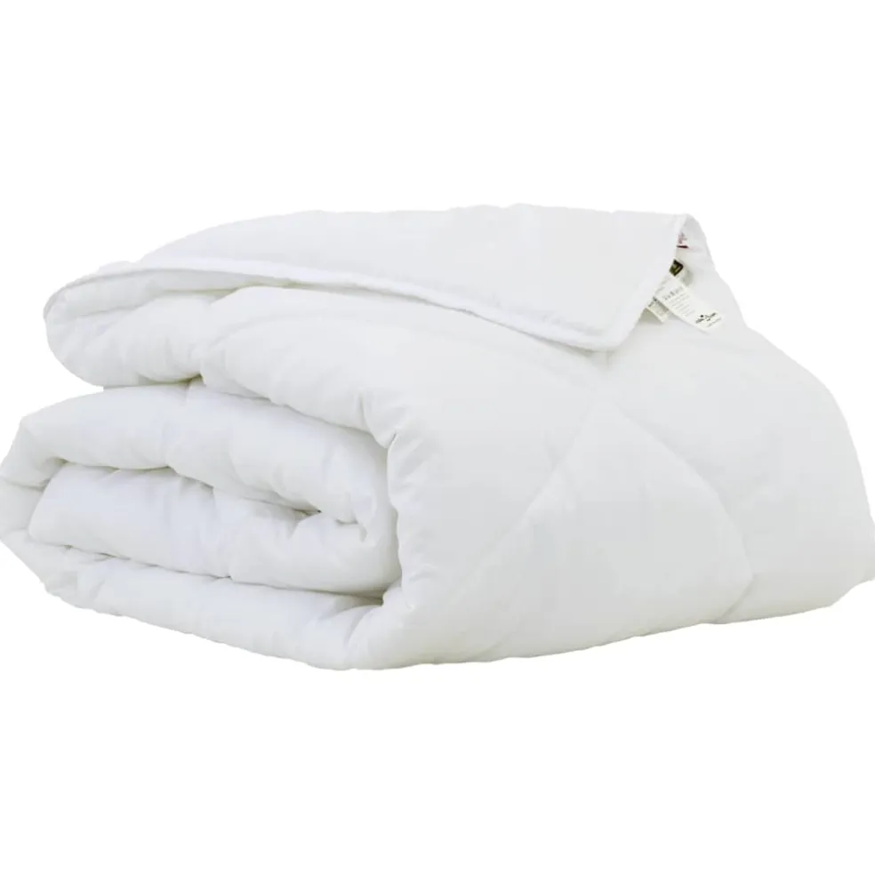 vidaXL Dekbed 200 x 135 x 4 cm Nee Polyester Wit Ademend
