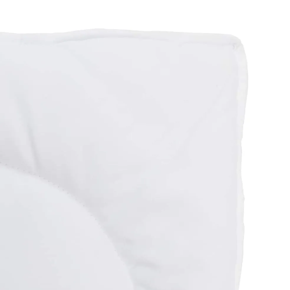 vidaXL Dekbed 200 x 135 x 4 cm Nee Polyester Wit Ademend