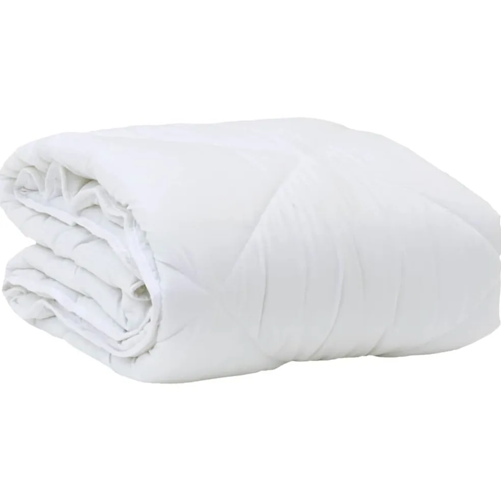 vidaXL Dekbed 200 x 135 x 4 cm Nee Polyester Wit Ademend
