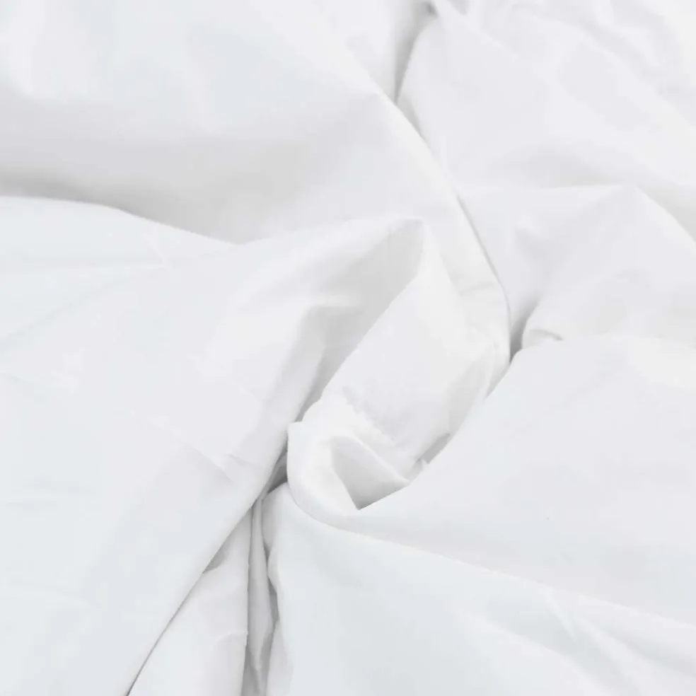 vidaXL Dekbed 200 x 135 x 4 cm Nee Polyester Wit Ademend