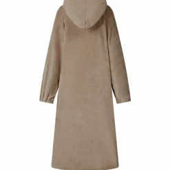 vidaXL Deken hoodie Camel S Flanel
