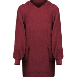 vidaXL Deken hoodie KINN Rood L Katoen