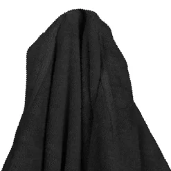 vidaXL Deken hoodie KINN Zwart L Katoen