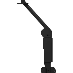 vidaXL Deksel ondersteunend scharnier 12 st Zwart 192 x 32 x 50 mm
