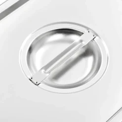 vidaXL Deksels 2 st voor GN 1/2 schalen roestvrij staal