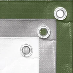 vidaXL Dekzeil 260 g/m² 2x3 m HDPE groen