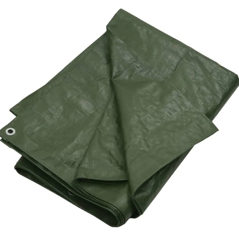 vidaXL Dekzeil 180 g/m² 2x3 m HDPE groen