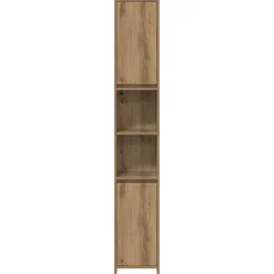 vidaXL 3-delige Badkamermeubelset bewerkt hout artisanaal eikenkleur