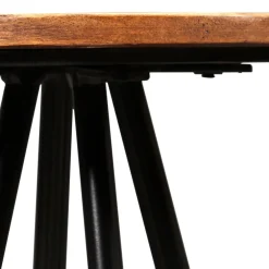 vidaXL 9-delige Barset massief acaciahout en massief gerecycled hout