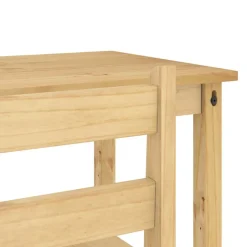vidaXL 3-delige Barset massief grenenhout