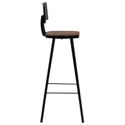 vidaXL 3-delige Barset massief gerecycled hout