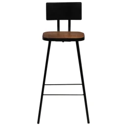 vidaXL 3-delige Barset massief gerecycled hout