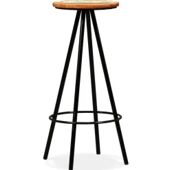 vidaXL 3-delige Barset massief acaciahout en gerecycled hout
