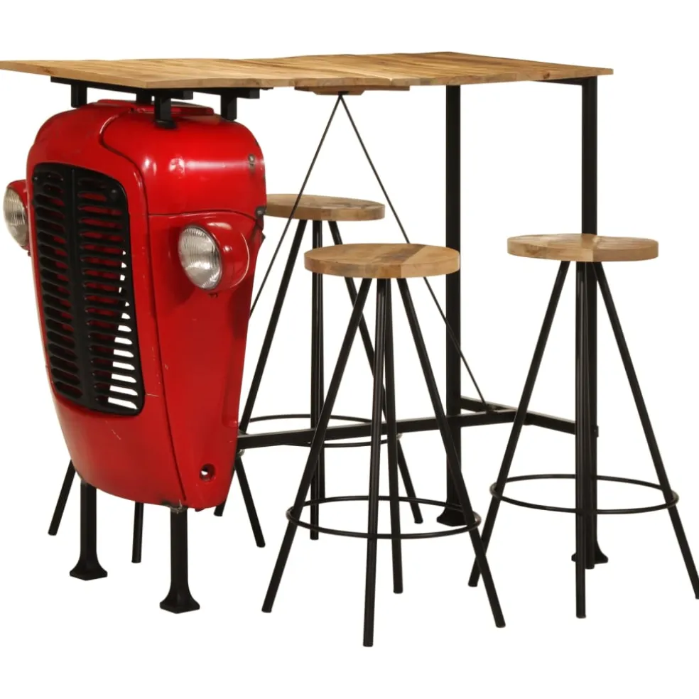 vidaXL 5-delige Barset massief mangohout