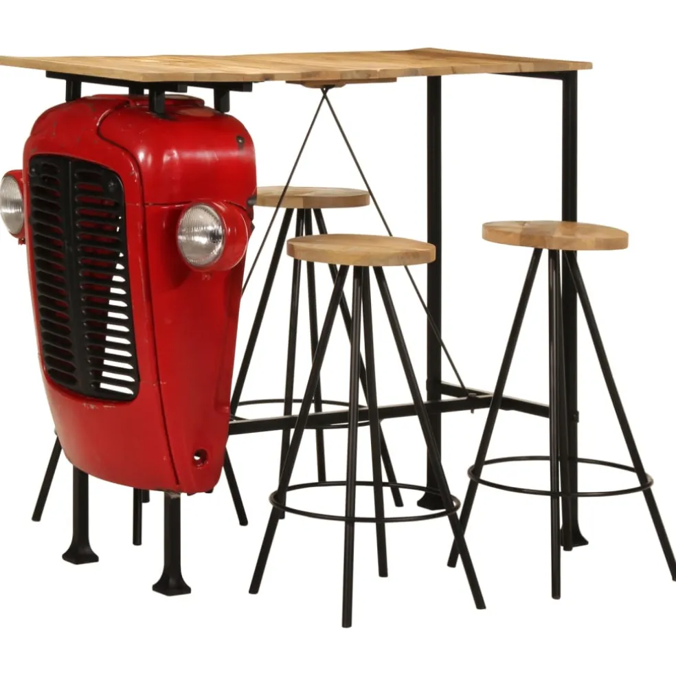 vidaXL 5-delige Barset massief mangohout