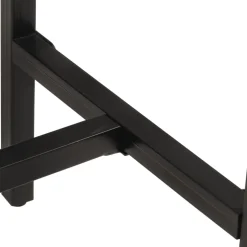 vidaXL 3-delige Barset massief ruw mangohout en metaal