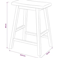 vidaXL 3-delige Barset MDF wit