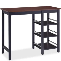 vidaXL 3-delige Barset MDF zwart