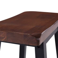 vidaXL 3-delige Barset MDF zwart