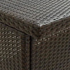 vidaXL 3-delige Barset poly rattan bruin