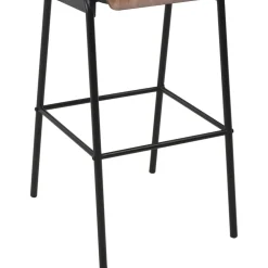vidaXL 3-delige Barset staal bruin zwart