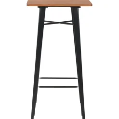 vidaXL 3-delige Barset staal zwart