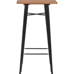 vidaXL 3-delige Barset staal zwart