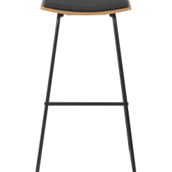 vidaXL 3-delige Barset staal zwart