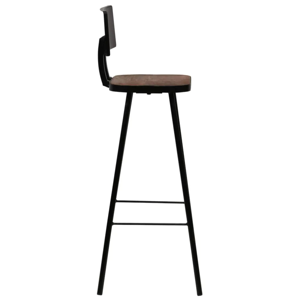 vidaXL 3-delige Barset wit