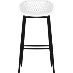 vidaXL 5-delige Barset wit