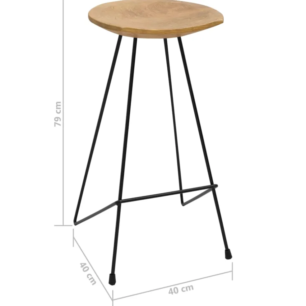 vidaXL 3-delige Barset wit