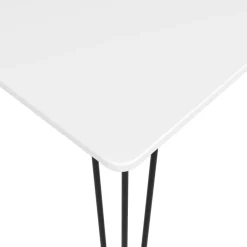 vidaXL 5-delige Barset wit en zwart