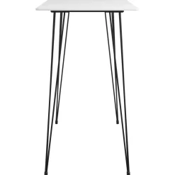 vidaXL 5-delige Barset wit en zwart
