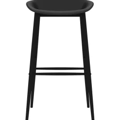 vidaXL 5-delige Barset wit en zwart