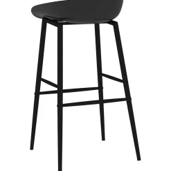 vidaXL 5-delige Barset wit en zwart