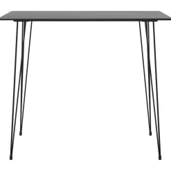 vidaXL 5-delige Barset zwart