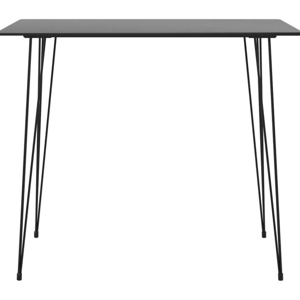 vidaXL 5-delige Barset zwart