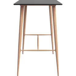 vidaXL 5-delige Barset zwart