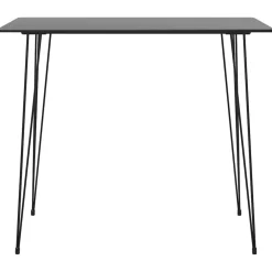vidaXL 5-delige Barset zwart