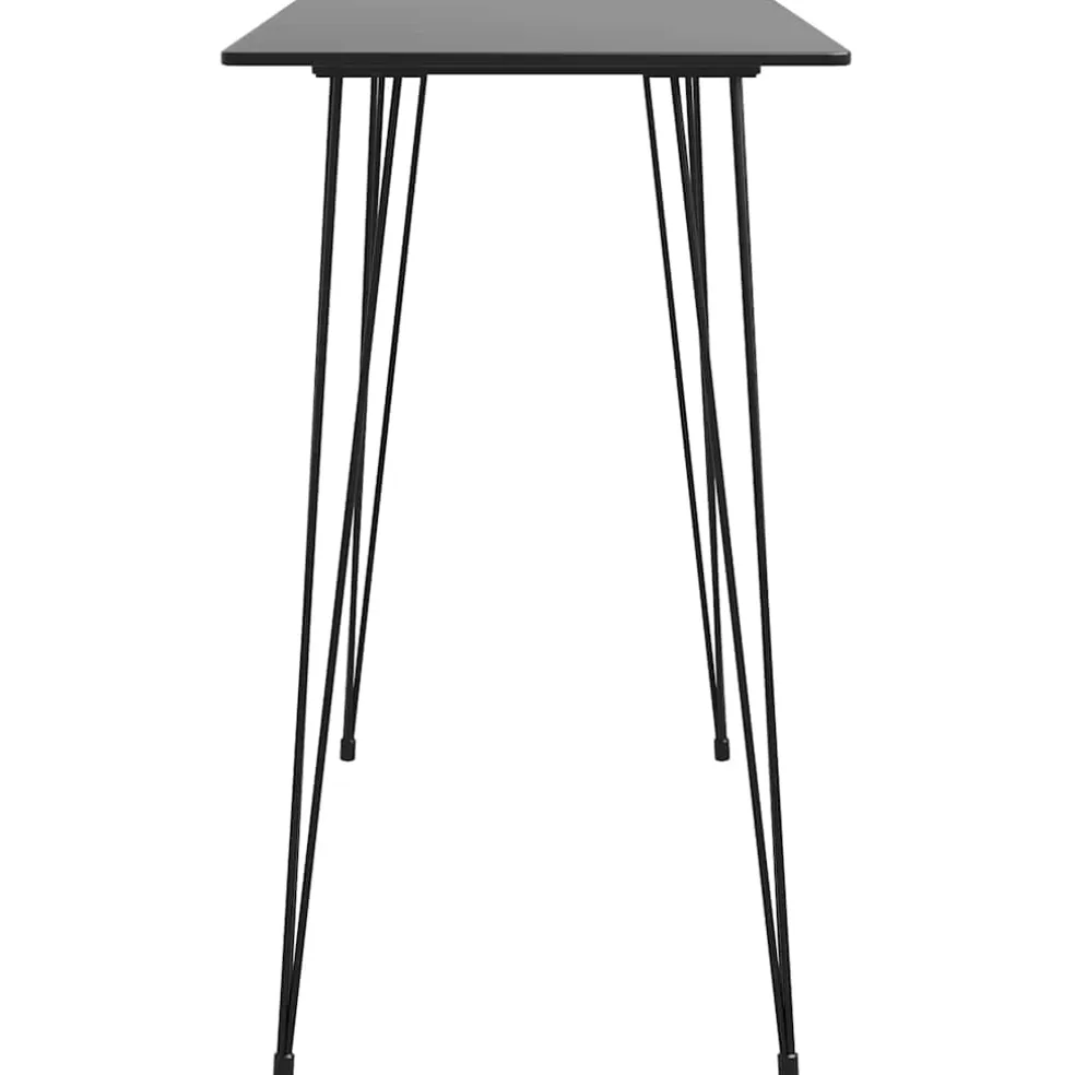 vidaXL 3-delige Barset zwart