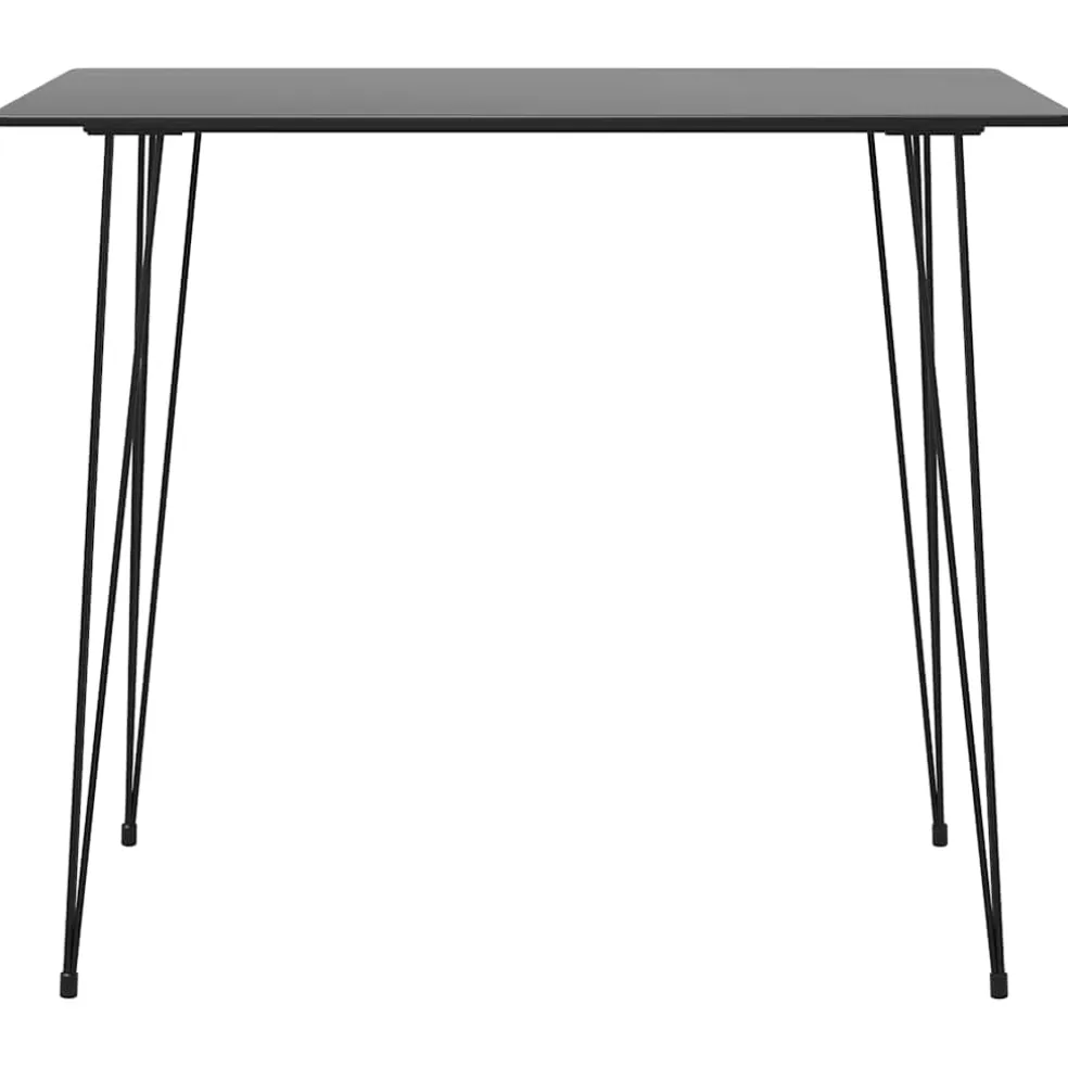 vidaXL 3-delige Barset zwart