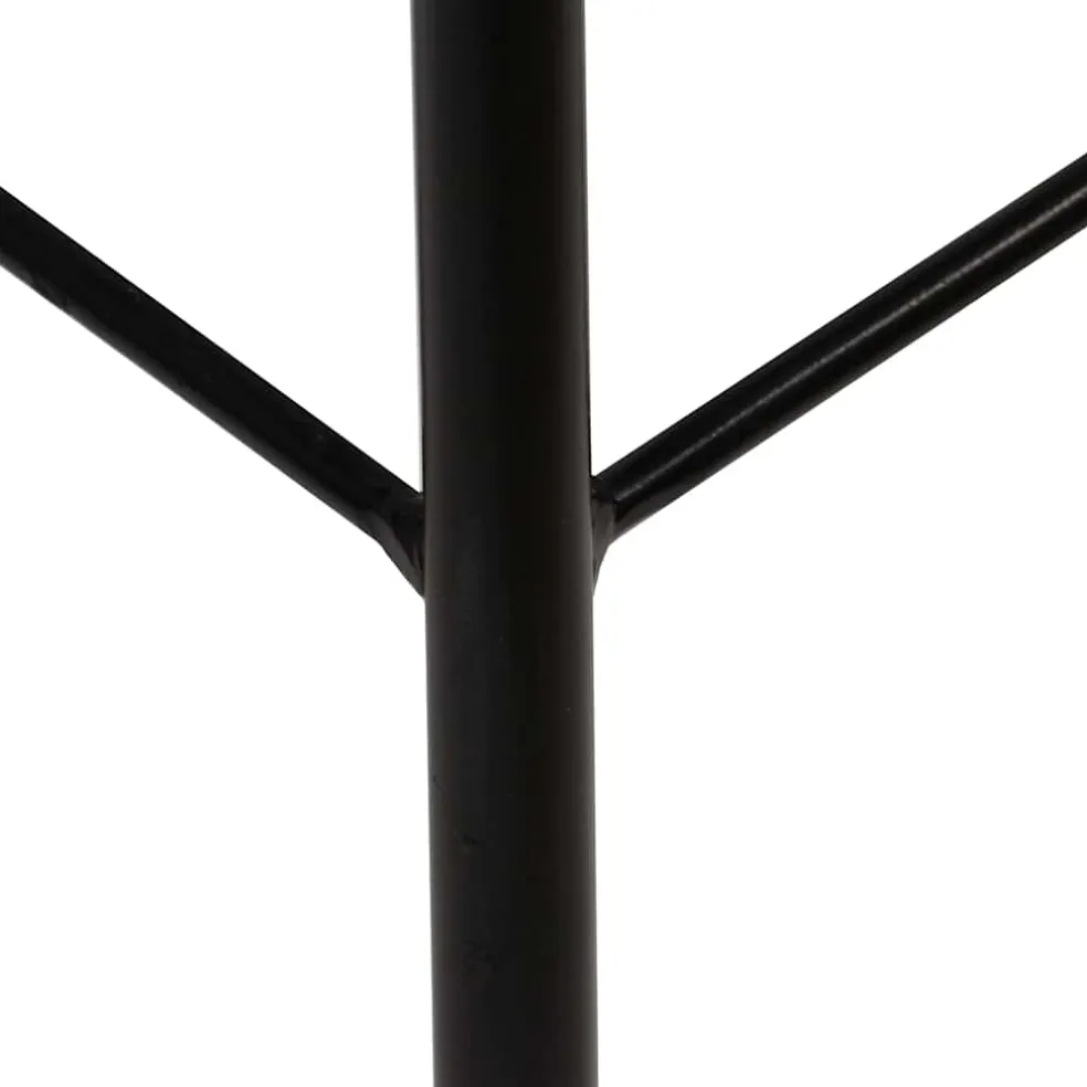 vidaXL 3-delige Barset zwart
