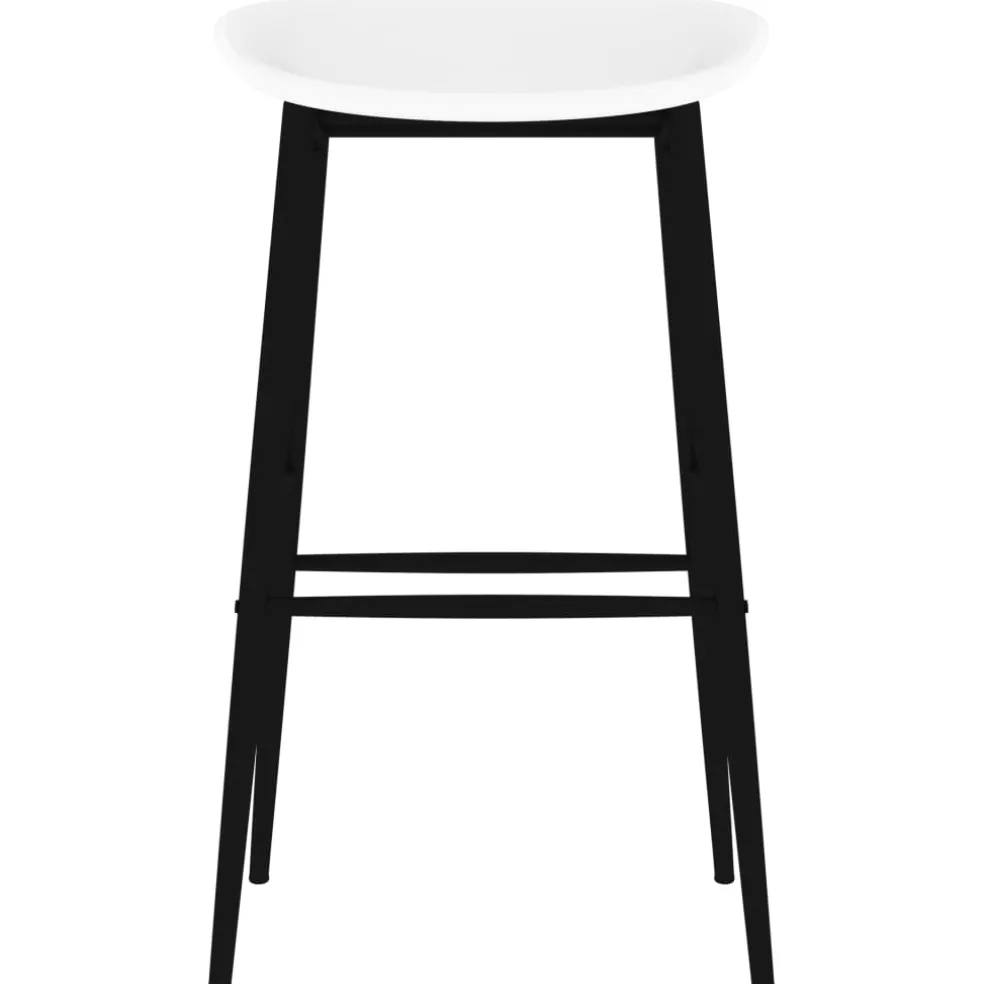 vidaXL 5-delige Barset zwart en wit