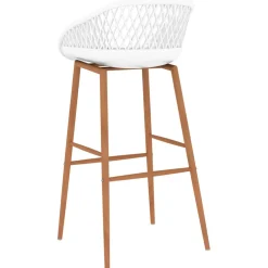 vidaXL 5-delige Barset zwart en wit