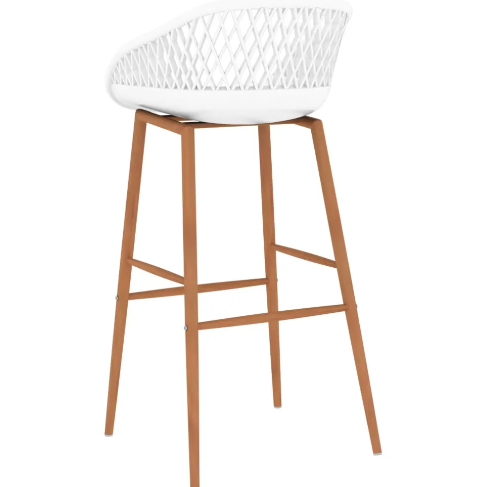 vidaXL 5-delige Barset zwart en wit