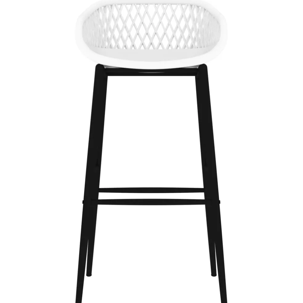 vidaXL 5-delige Barset zwart en wit