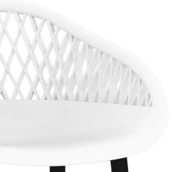 vidaXL 5-delige Barset zwart en wit